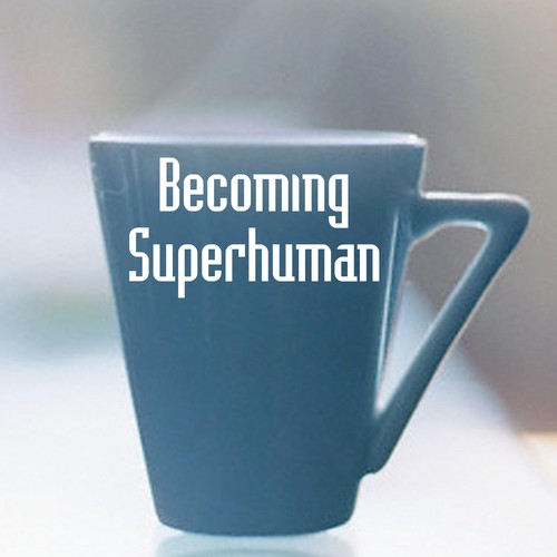 "Becoming Superhuman" Book Cover Design by vskeerthu