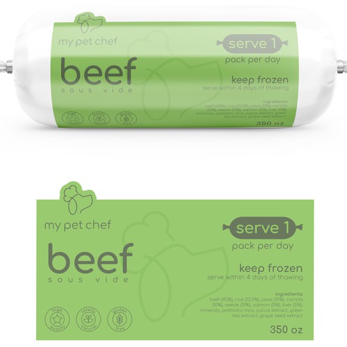 Premium Fresh Dog Food-ontwerp door Totoya