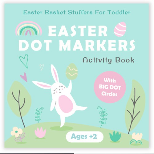 Easter Coloring Activity Book For Kids Design by Kristydesign