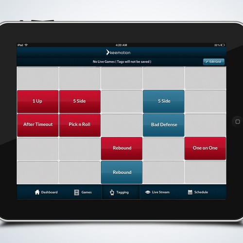 Create a stunning iPad design for a sports app Design por Unicorns