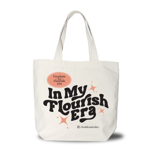 Tote bag design for an in-person event in Florida! Réalisé par sofie_qaulan