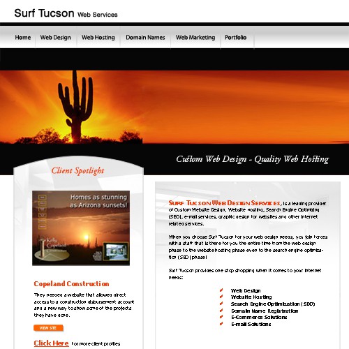 New Contest - Web Hosting / Design Company $250 Design by Cher01