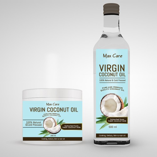 Download Package Design For Virgin Coconut Oil Product Packaging Contest 99designs