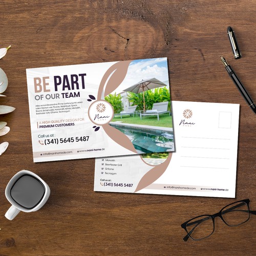 Postcard, flyer or print contest entry by MS Designs97