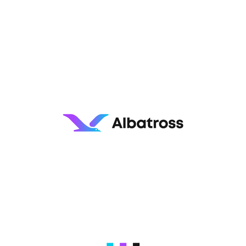 Create a logo for Albatross, a database migration tool. Design by Nlndpldjr