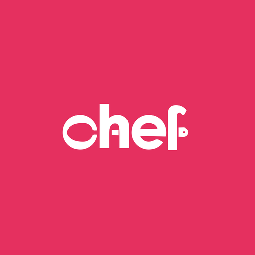 "CHEF": Food & Cooking Social Media Logo Design by AnaGocheva