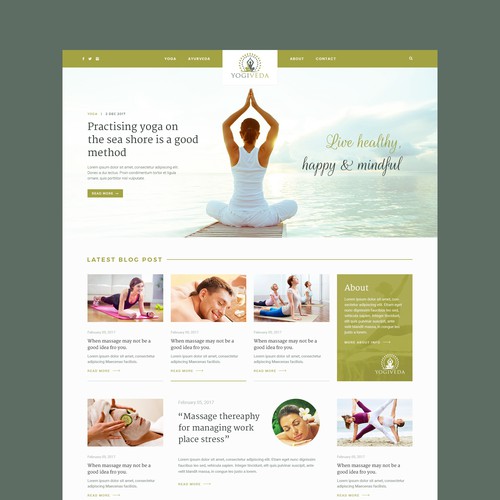 Web page design contest entry by NX_25