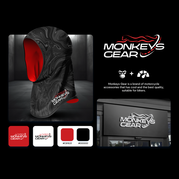 Monkeys Gear Logo Design