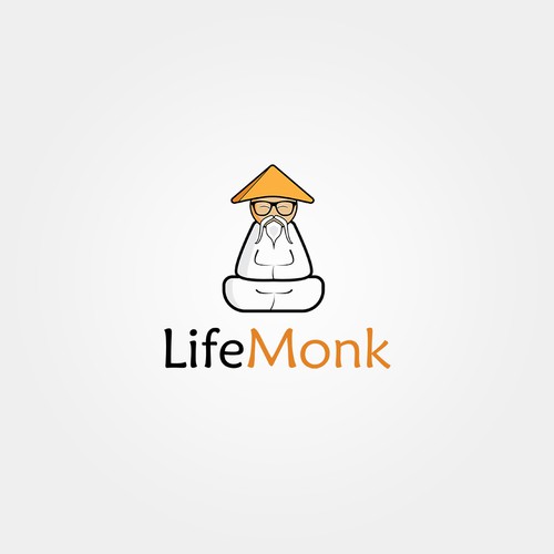 Design a playfully badass wise old man logo for LifeMonk Design by Kovacev