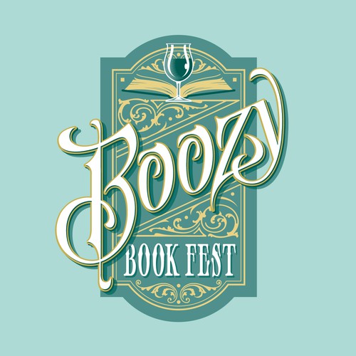 "Boozy Book Fest logo for major event" winning Other packaging or label