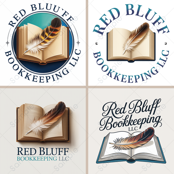 Red Bluff Bookkeeping wants a classy, timeless logo that projects our brand as trustworthy and friendly.