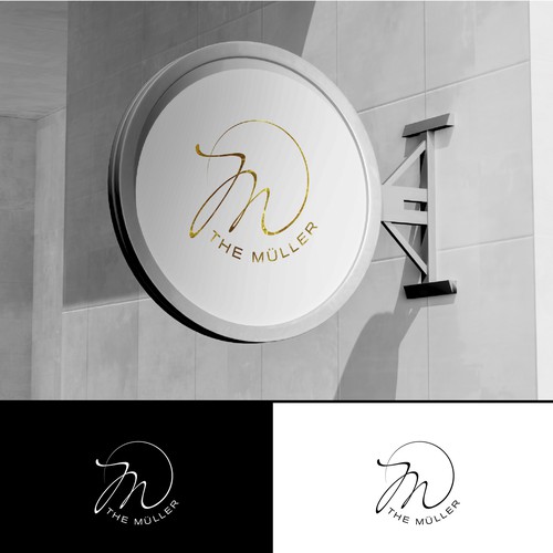 Want a challenge? Use the umlaut  - create a luxury logo for an apt building – The Müller Design by S.H Designs