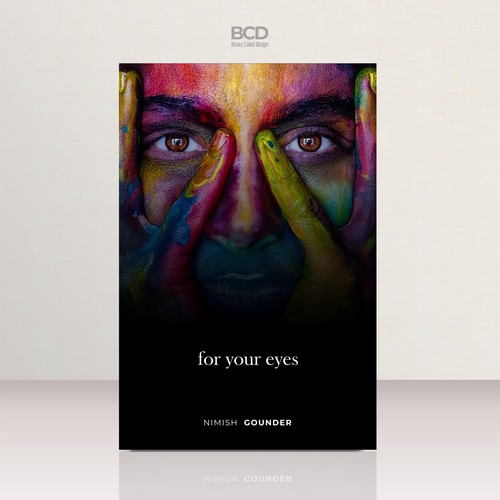 for your eyes- poetry and journal book cover Design by BCD∞