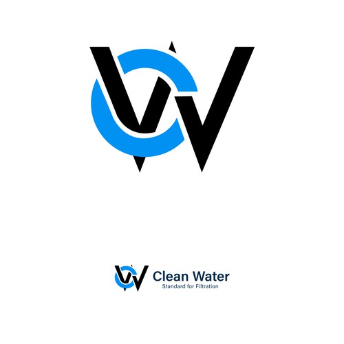 Simple Clean Logo for Water Filtration Company Design by Sidd-81