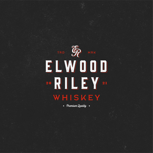 Clean, Classic Whiskey Brand Logo Design por RobertEdvin