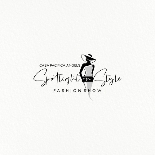 Elegant, fun, flirty logo for upscale Fashion Show Fundraiser Design by GinaLó