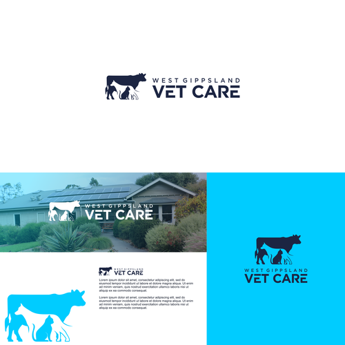 Freshen up our look to fit our renovated mixed animal Veterinary Clinic (update: no horses please) Design by ✅ Tya_Titi