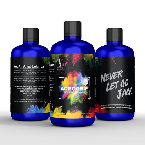 Circus Acrobat needs a product label! Design by interaksi