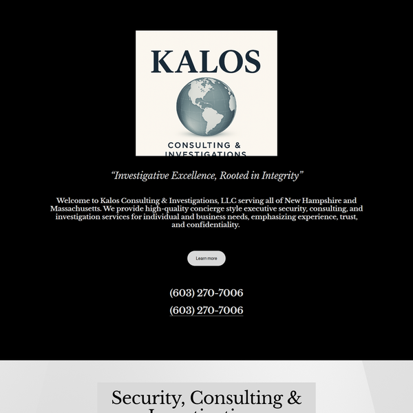 Optimisation of kalos Investigations