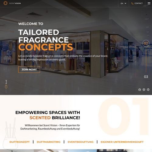 Landing page design contest entry by Senja1705