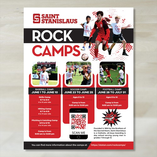 Design a catchy flyer to promote our upcoming sports camps Design by Dzhafir