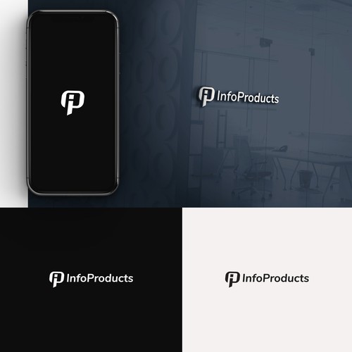 InfoProducts.com - Logo & Branding Design by rayhanabir ™
