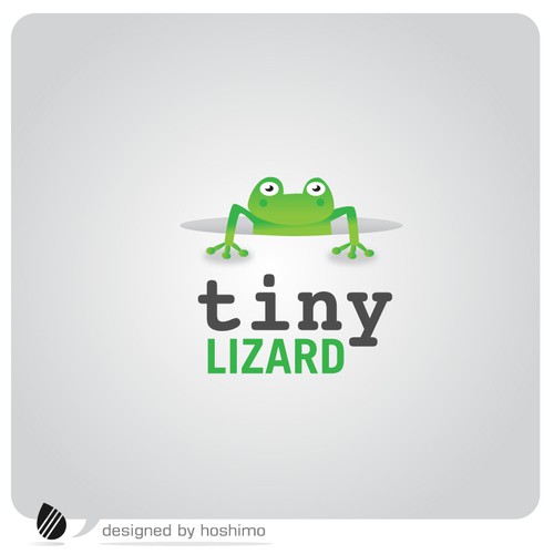 Tiny Lizard Logo Diseño de hoshimo
