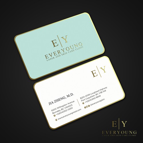 esthetician business cards