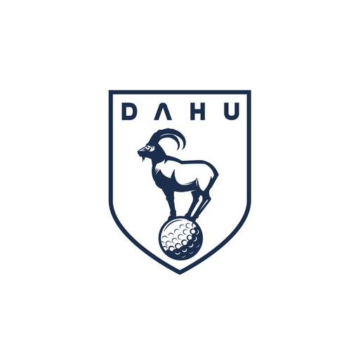 design a golf brand logo with a mystical mountain goat Design by Nikola 81