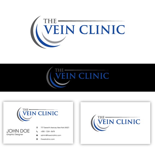 Design an elegant font and logo for boutique medical vein clinic