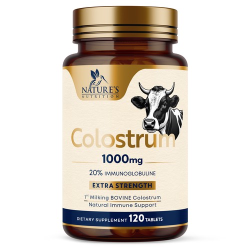 Powerful, Colostrum Design Needed for Nature's Nutrition Design by Encephalon™