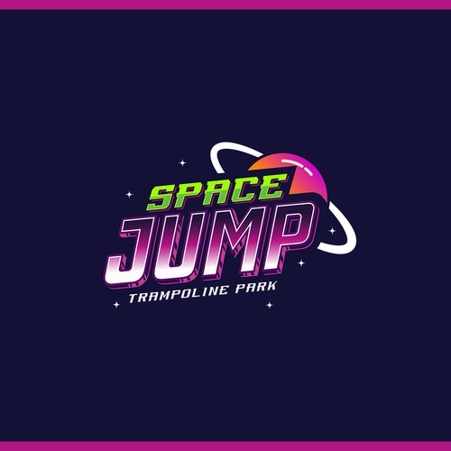 Space Jump Trampoline Park - Logo Design For Space Themed Adventure Park Design by Trzy ♛