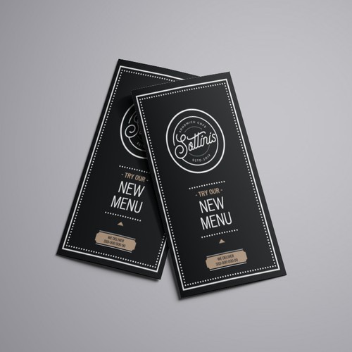 SANDWICH CAFE MENU Design por the.signers