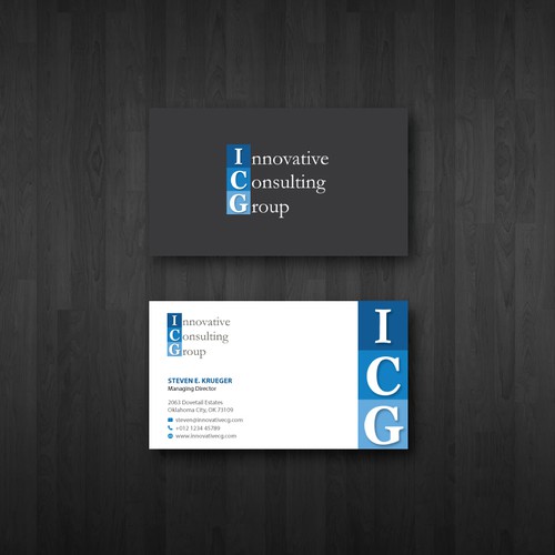 Design di ICG Business Cards di Head Office