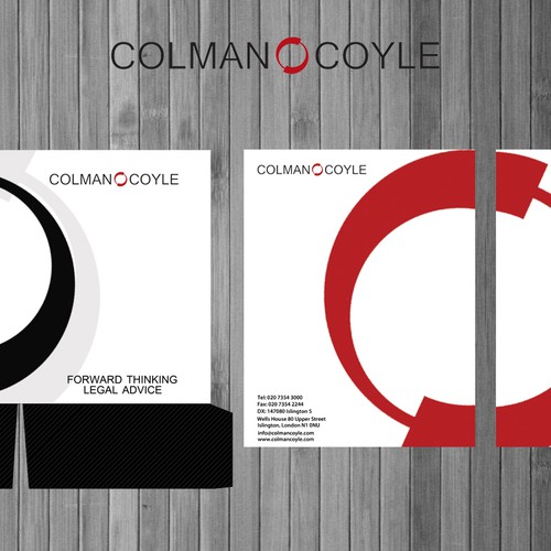 A4 folder cover design for solicitors Design by OKVisuals