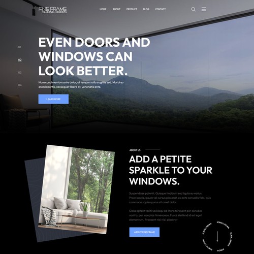 WordPress theme design contest entry by FuturisticBug