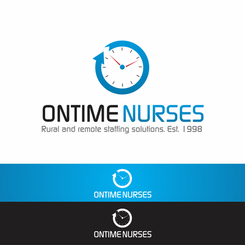 logo and business card for Ontime Nurses Ontwerp door I-Designs™