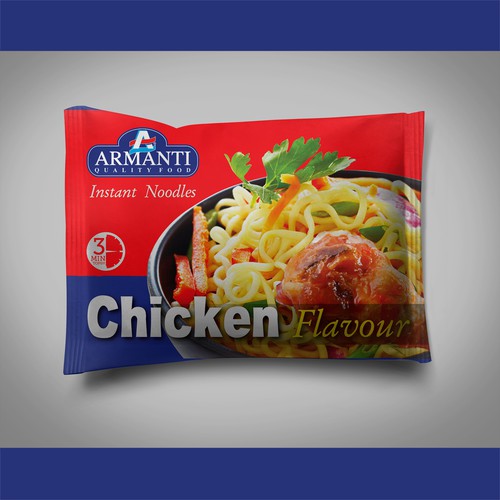 New Armanti Instant Noodles Design réalisé par syakuro