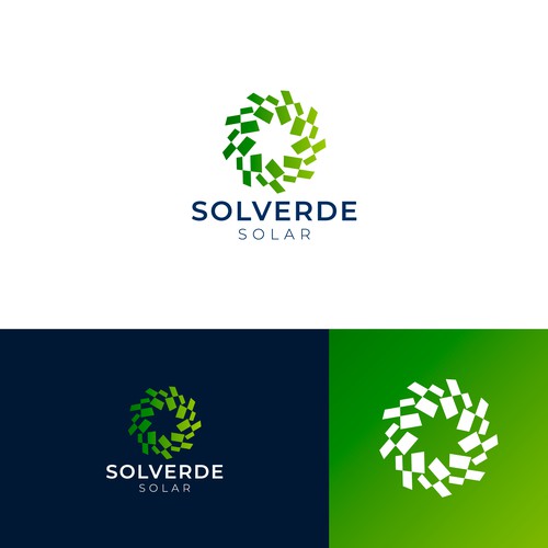 Clean logo for solar company Design by jomx