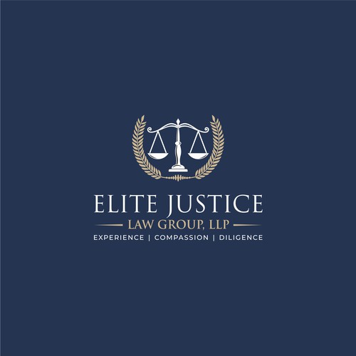 Elite Justice Law Group needs an empowering logo! Design by knight brands™