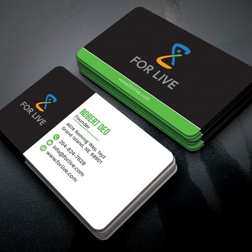 Design a suitable business card for 'For Life' Design by Muzahid4all
