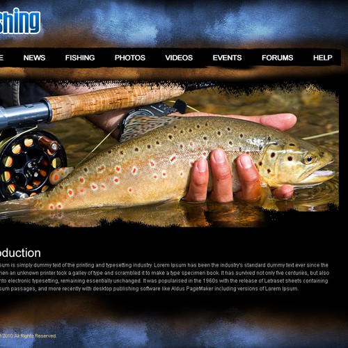 1-3 Page Website Template Design von RickBewell
