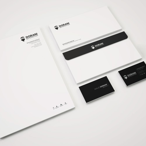 BUSINESS CARD, LETTERHEAD & ENVELOPE Design by @bh!jit