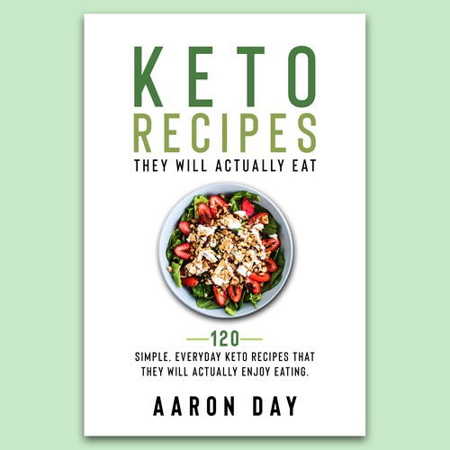 Diseño de Design Healthy Ketogenic Recipe Book Cover de Dissect Designs