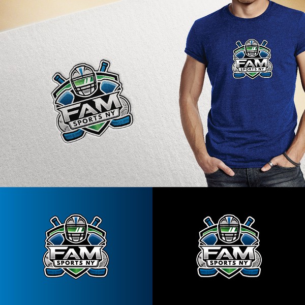 "FaM SPORTS NY" Logo Design Winner