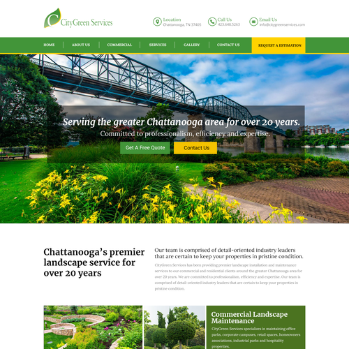 Landscaping Website Template