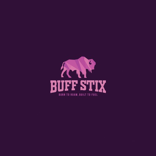 Buff Stix...Lean, Delicious, Buffalo Strong. Design by knight brands™