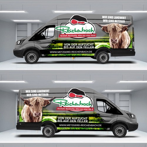 Enviroment friendly Butcher Car Design Design by Tanny Dew ❤︎