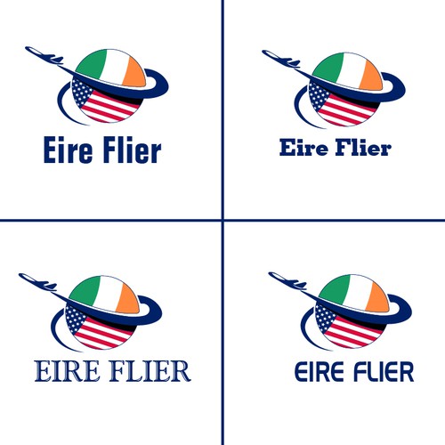 The Eire Flier logo Diseño de Eric Studio