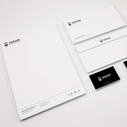 BUSINESS CARD, LETTERHEAD & ENVELOPE Design by @bh!jit